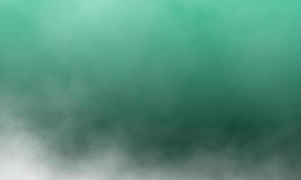 nebbia verde menta o sfondo isolato colore fumo per effetto. foto