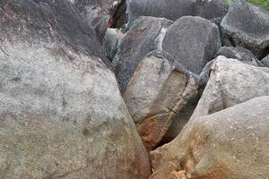 bellissime rocce sulle spiagge del paradiso tropicale dell'isola delle seychelles foto