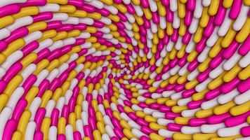 spruzzata a spirale sfondo astratto spruzza turbolenza realizzato con spruzzatine colorate illustrazione 3d foto