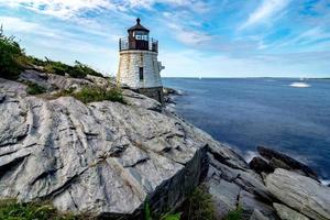 faro di Castle Hill a Newport, Rhode Island foto