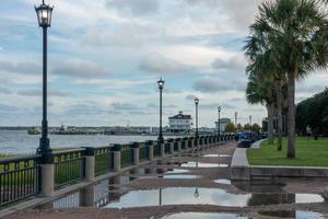 parco sul lungomare di charleston, sc foto