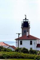 faro di coda di castoro conacicut island jamestown, rhode island foto