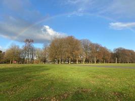 una vista della campagna del Cheshire vicino a Knutsford foto