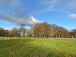 una vista della campagna del Cheshire vicino a Knutsford foto