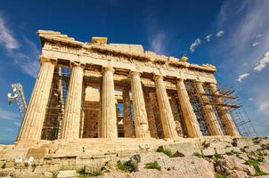 partenone dell'acropoli ad Atene in Grecia foto