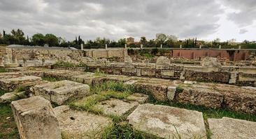 kerameikos, keramikos o ceramicus, luogo archeologico di Atene. foto