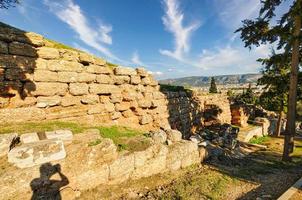 antico sito intorno all'acropoli foto