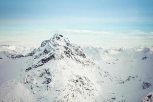 montagne dell'Alaska in inverno