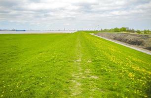 costa nord tedesca natura paesaggio panorama da bremerhaven germania. foto