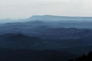 strati di montagna foto