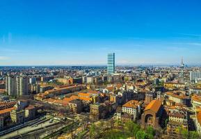 hdr milano vista aerea foto