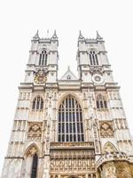 hdr chiesa dell'abbazia di westminster a londra foto