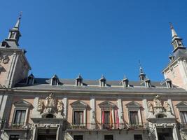 città di madrid in spagna foto