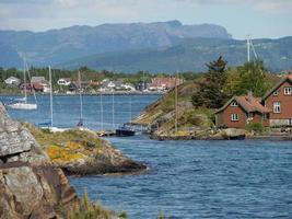 Stavanger città in Norvegia foto