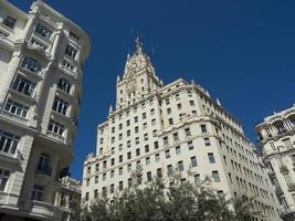 la città di madrid in spagna foto