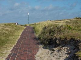 l'isola di Spiekeroog in Germania foto