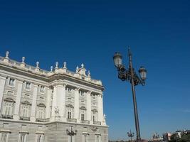 città di madrid in spagna foto