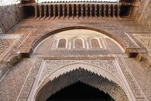 bou inania madrasa a fez, marocco foto