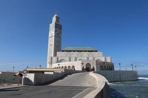 moschea hassan ii a casablanca, marocco foto