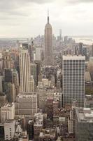 Manhattan con Empire State Building a New York cit foto