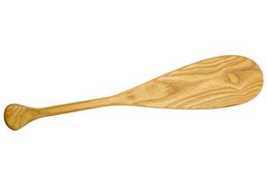 piccola pala da canoa in legno