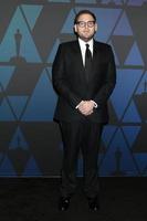 los angeles nov 18 - jonah hill al decimo premio annuale dei governatori presso la sala da ballo ray dolby il 18 novembre 2018 a los angeles, ca foto