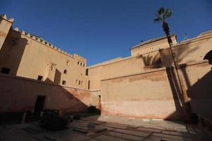 tombe saadiens a marrakech in marocco foto