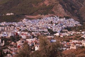 chefchaouen città in marocco foto