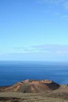 vista aerea del vulcano foto