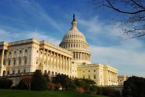 Capitol Hill edificio in dettaglio, Washington DC foto