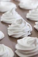 zephyr di processo di cottura (marshmallows) foto