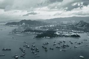 vista aerea di Hong Kong foto