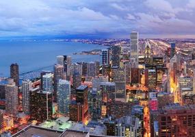 Chicago skyline panorama vista aerea foto