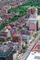 vista aerea di Boston foto