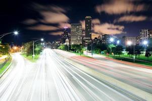 Chicago di notte foto