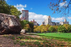 parco centrale di manhattan di new york city foto