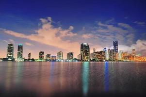 scena notturna di Miami foto