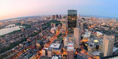 vista aerea di Boston foto