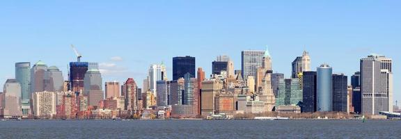 skyline di new york city foto