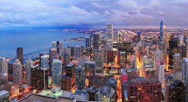 Chicago skyline panorama vista aerea foto