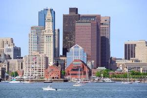 architettura di Boston sul lungomare foto