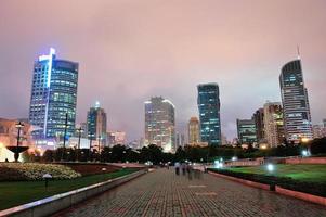 Shanghai di notte foto