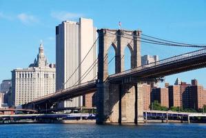 Ponte di Brooklyn a New York City foto