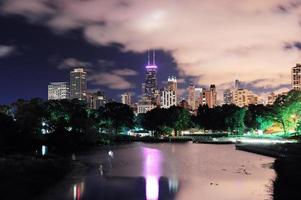 vista sul lungomare di Chicago foto