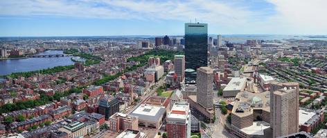 vista panoramica di Boston foto