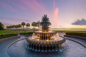 centro storico di charleston, paesaggio urbano della carolina del sud negli stati uniti foto