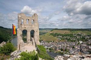 castello grevenburg, traben trarbach, mosella, germania foto