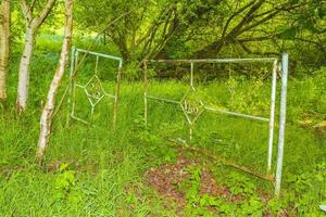 nord tedesco campo agricolo recinzione cancello natura paesaggio panorama germania. foto