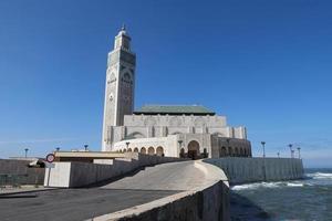 moschea hassan ii a casablanca, marocco foto