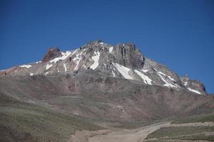 picco del monte erciyes a kayseri, in turchia foto